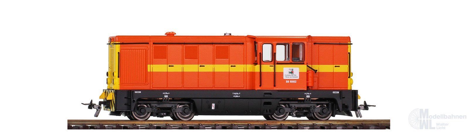 Bemo 1020922 - Diesellok L45H Ch.d.Fer Baie de Somme BB 60002 Ep.VI orange H0e