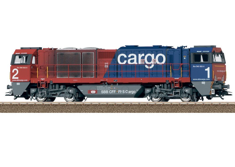Trix 22881 - Diesellok G 2000 BB SBB Cargo Ep.VI H0/GL Sound Trix 22881 - Diesellok G 2000 BB SBB Cargo Ep.VI H0/GL Sound