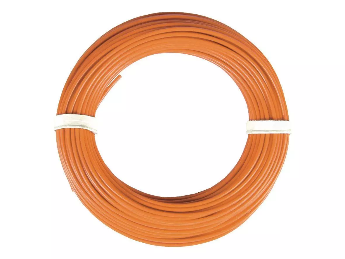 Viessmann 6869 - Kabelring 0,14mm orange 10 Meter