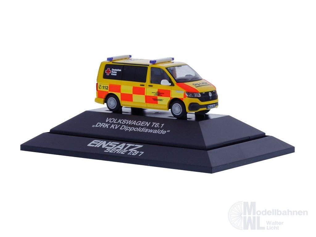 53952lN7Lvy9TLV3Fj Rietze 53952 - Volkswagen T6.1 DRK KV Dippoldiswalde H0 1:87