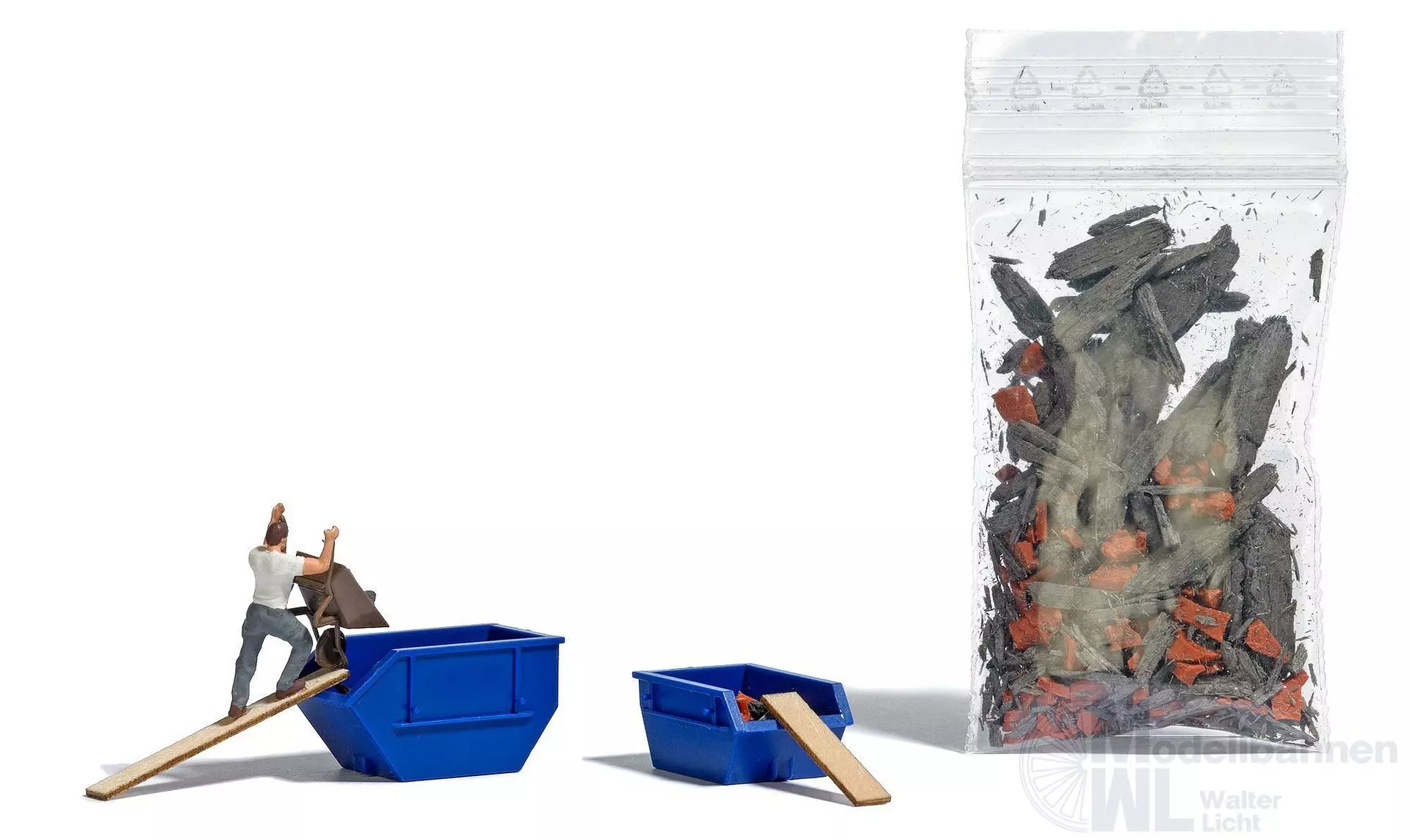 Busch 8281 - Action Set: Entrümpelung N 1:160