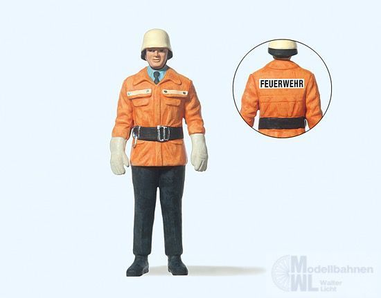 Preiser 57550 - Feuerwehrmann BRD um 1985 1:24
