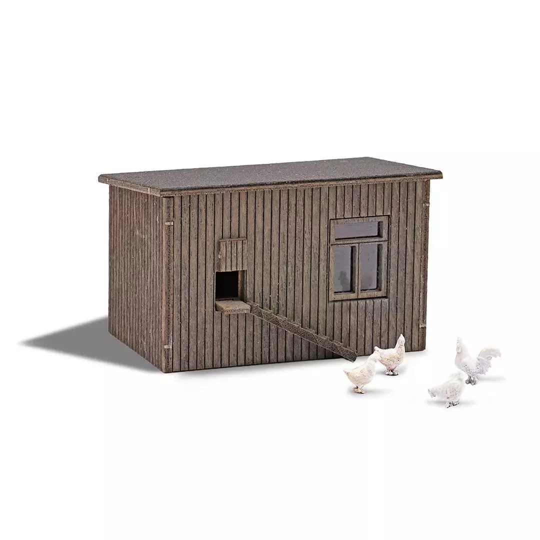 Busch 1844 - Hühnerstall H0 1:87