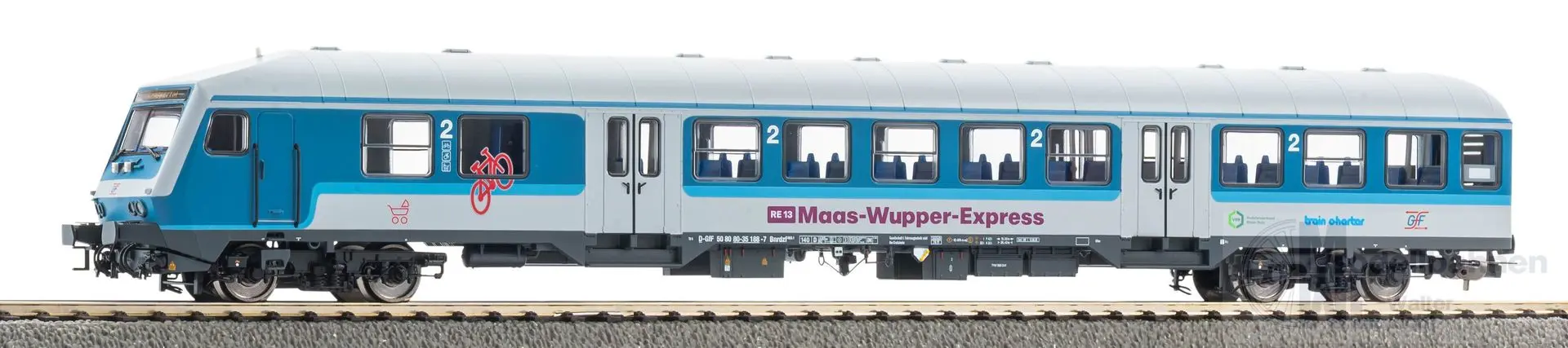 Piko 58529 - Steuerwagen Maas-Wupper-Express Ep.VI H0/WS