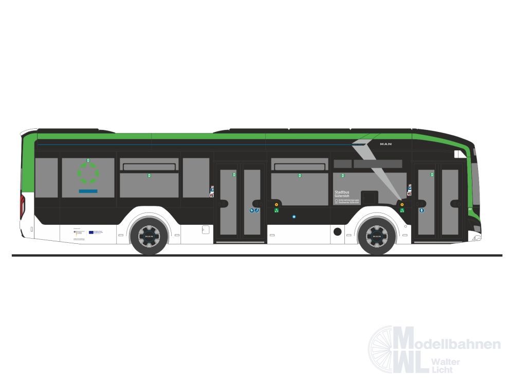 Rietze 76362 - MAN Lion´s City 12 E Stadtwerke Gütersloh H0 1:87