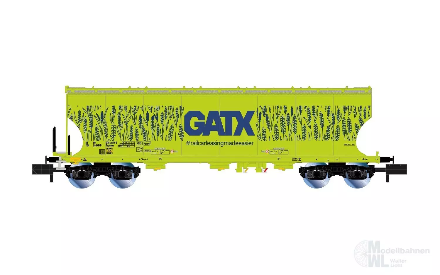 Arnold 6737 - Getreidesilowagen D-GATX Ep.VI N 1:160