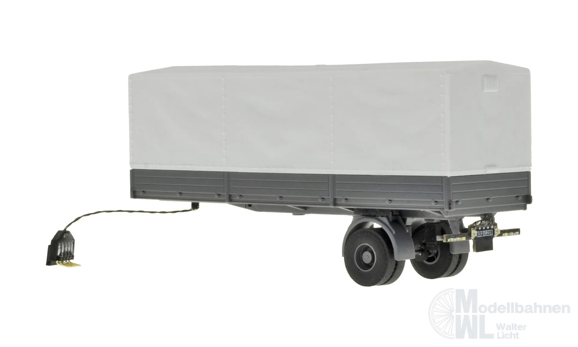 Viessmann 8228 - Planensattelauflieger 1-achsig H0 1:87