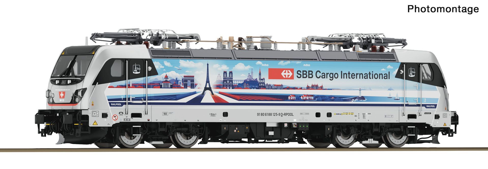 Fleischmann 7570116 - E-Lok BR 188 SBB Cargo International Ep.VI N 1:160 SOUND