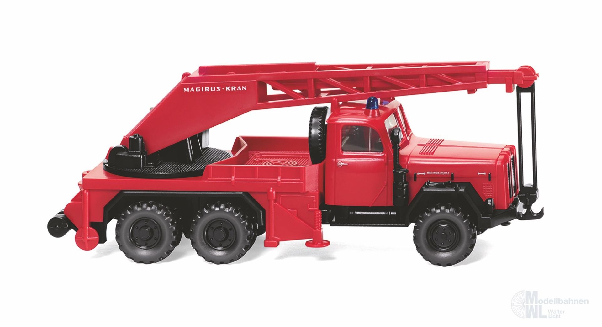 Wiking 086149 - Feuerwehr - Kranwagen Magirus Uranus H0 1:87