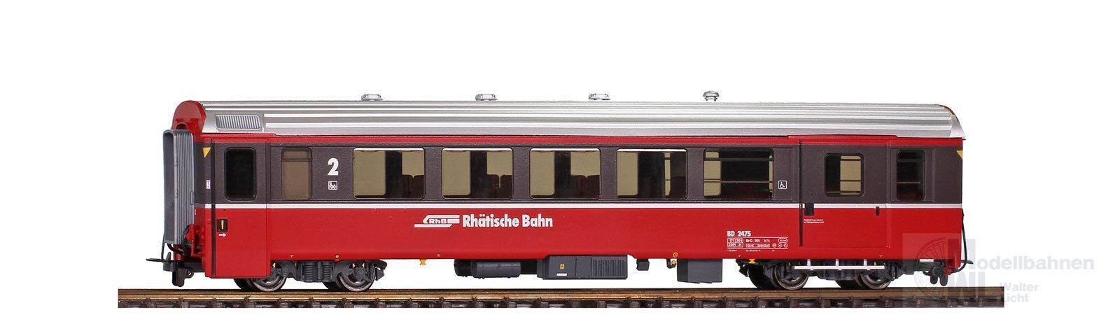 Bemo 3644100 - Personenwagen RhB EW IV BD2475 Bernina Express H0/GL