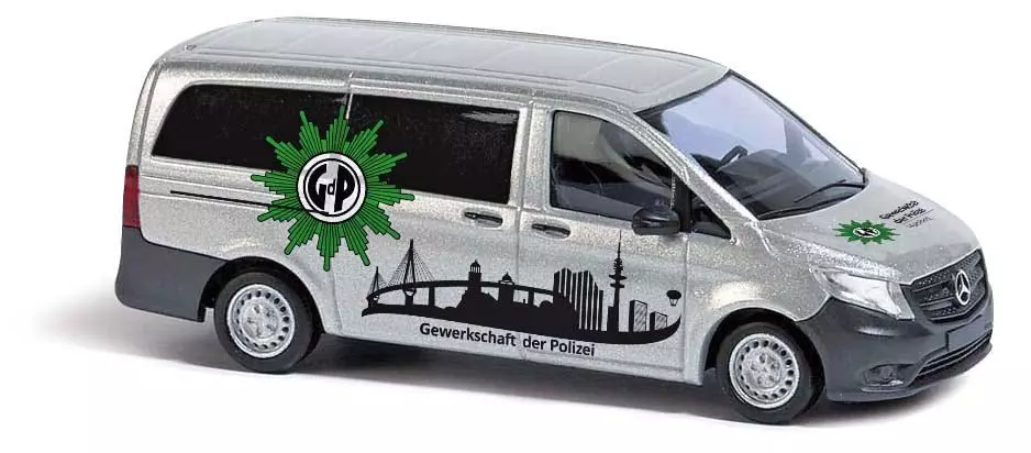 Busch 51191 - Mercedes-Benz Vito Gewerkschaft Polizei H0 1:87