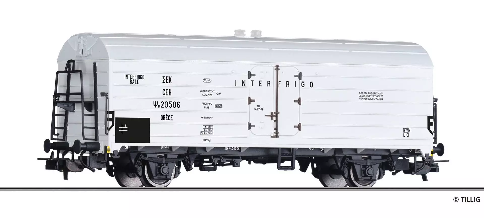 Tillig 76811 - Kühlwagen SEK Ep.II Interfrigo (GR) H0/GL