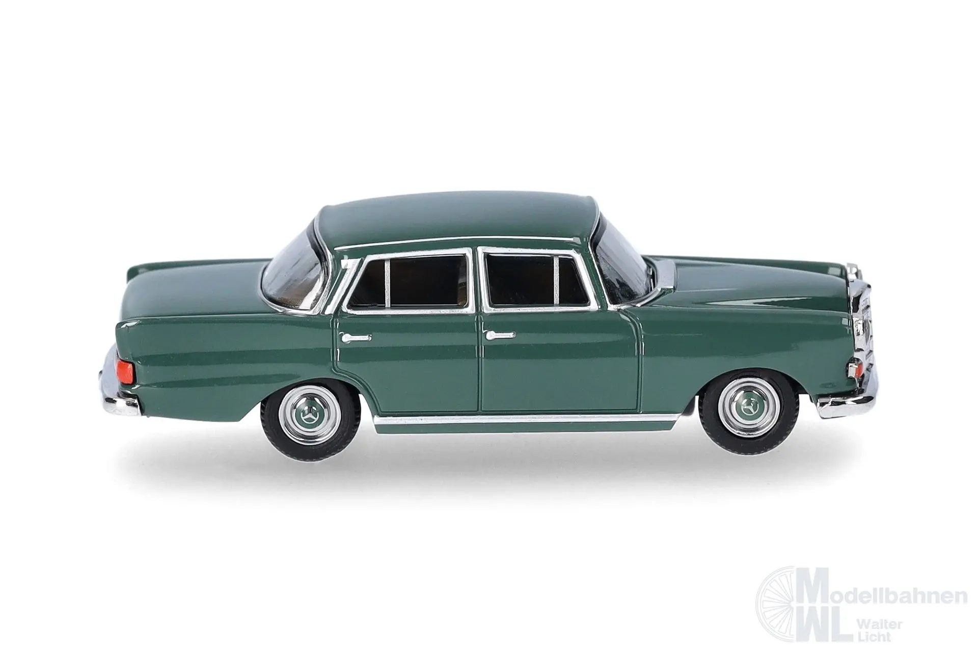 Herpa 420457-004 - Mercedes-Benz 200 Heckflosse moosgrün H0 1:87