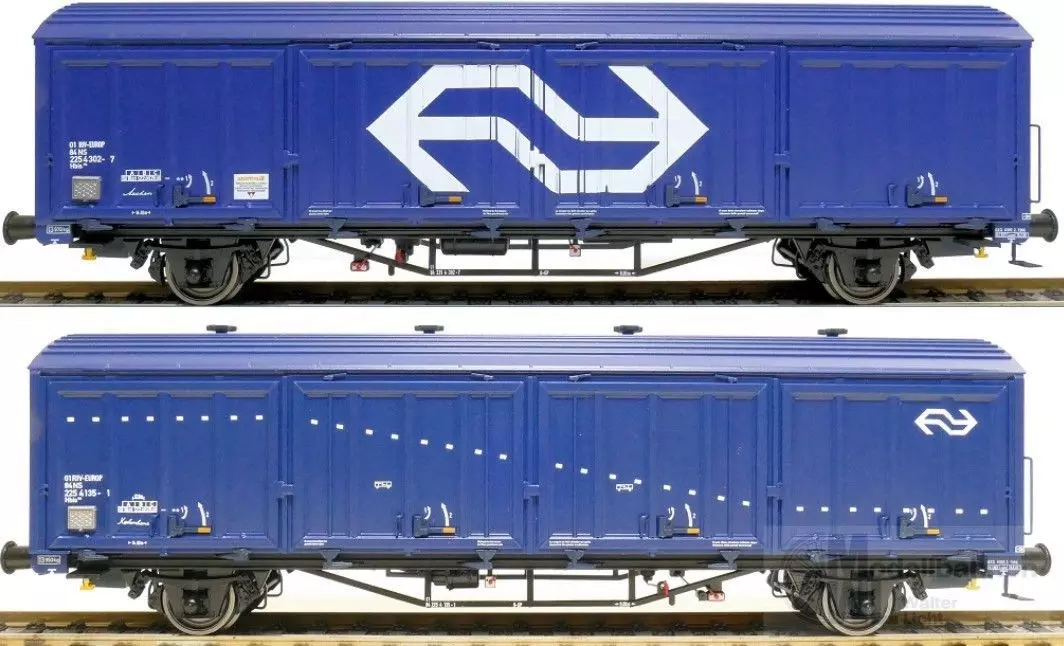 Exact Train 20826 - Güterwagen Set NS Ep.V 2.tlg. blau H0/GL