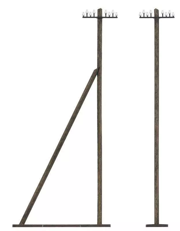 Busch 1499 - Telegrafenmasten H0 1:87