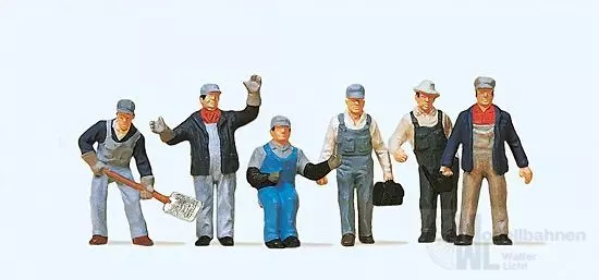 Preiser 10453 - Personal US-Güterzug H0 1:87