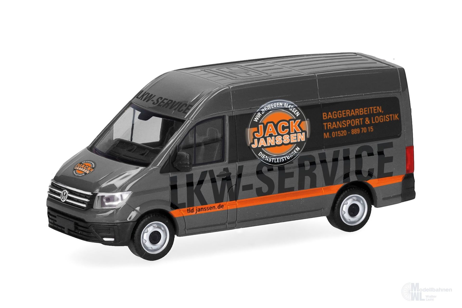 Herpa 099158 - VW Crafter Kasten HD Janssen H0 1:87