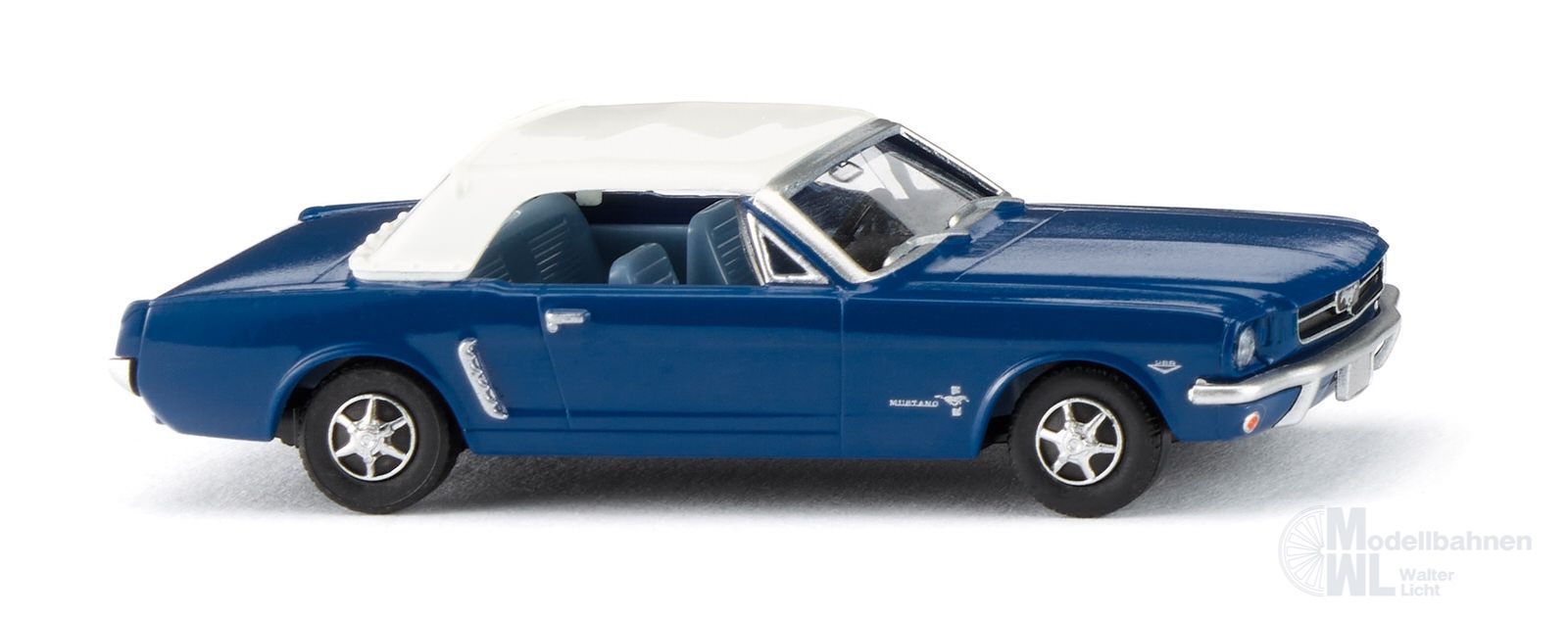 Wiking 020546 - Ford Mustang Cabrio - enzianblau H0 1:87