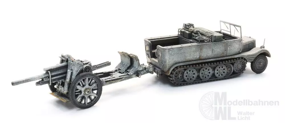 ARTITEC b.v. 6870631 - WM 10,5cm LeFH 18 Winter Fertigmodell H0 1:87