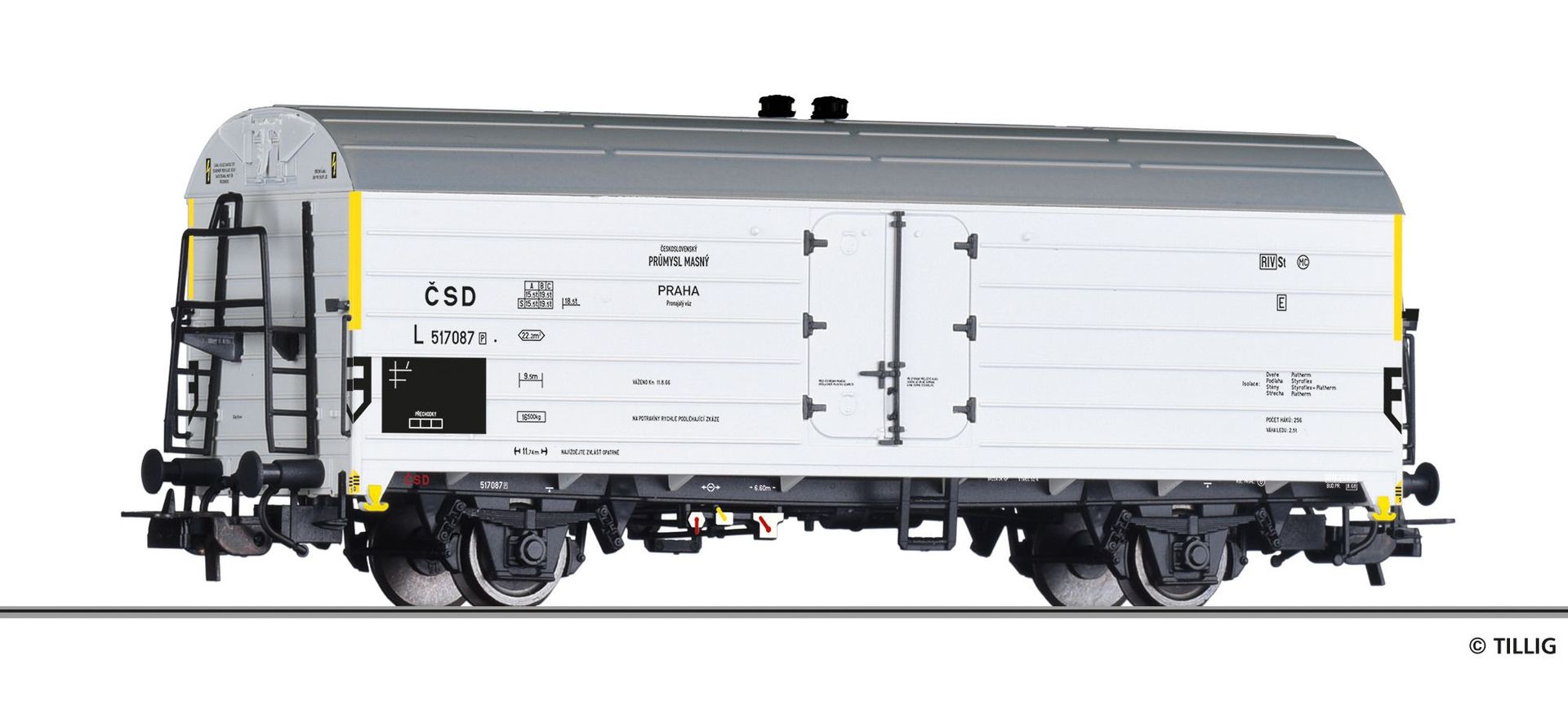 Tillig 76807 - Kühlwagen CSD Ep.III Typ L H0/GL