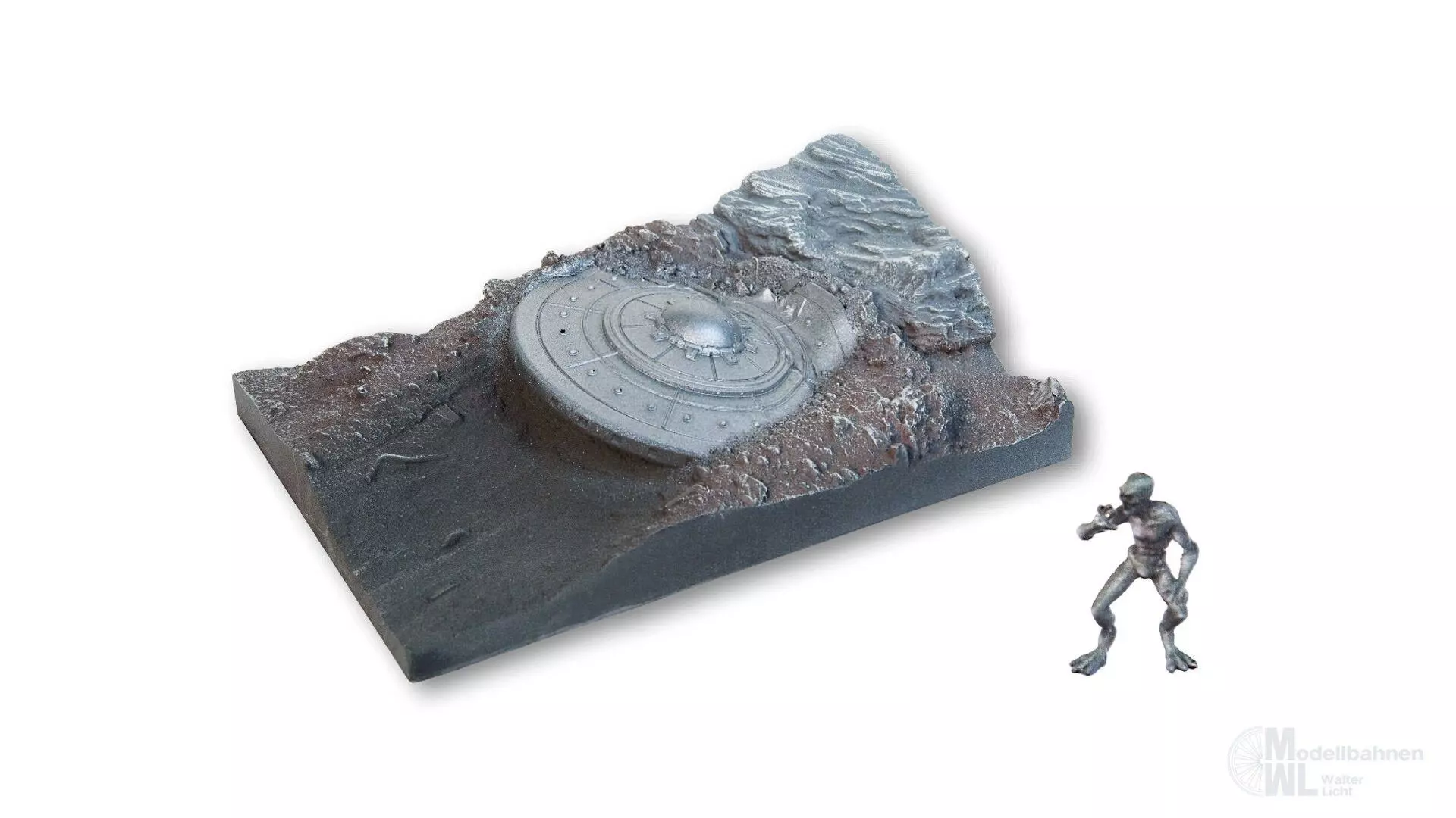 Noch 60765 - UFO-Absturz 22,5 x 15 cm, 6,5 cm hoch H0/TT/N