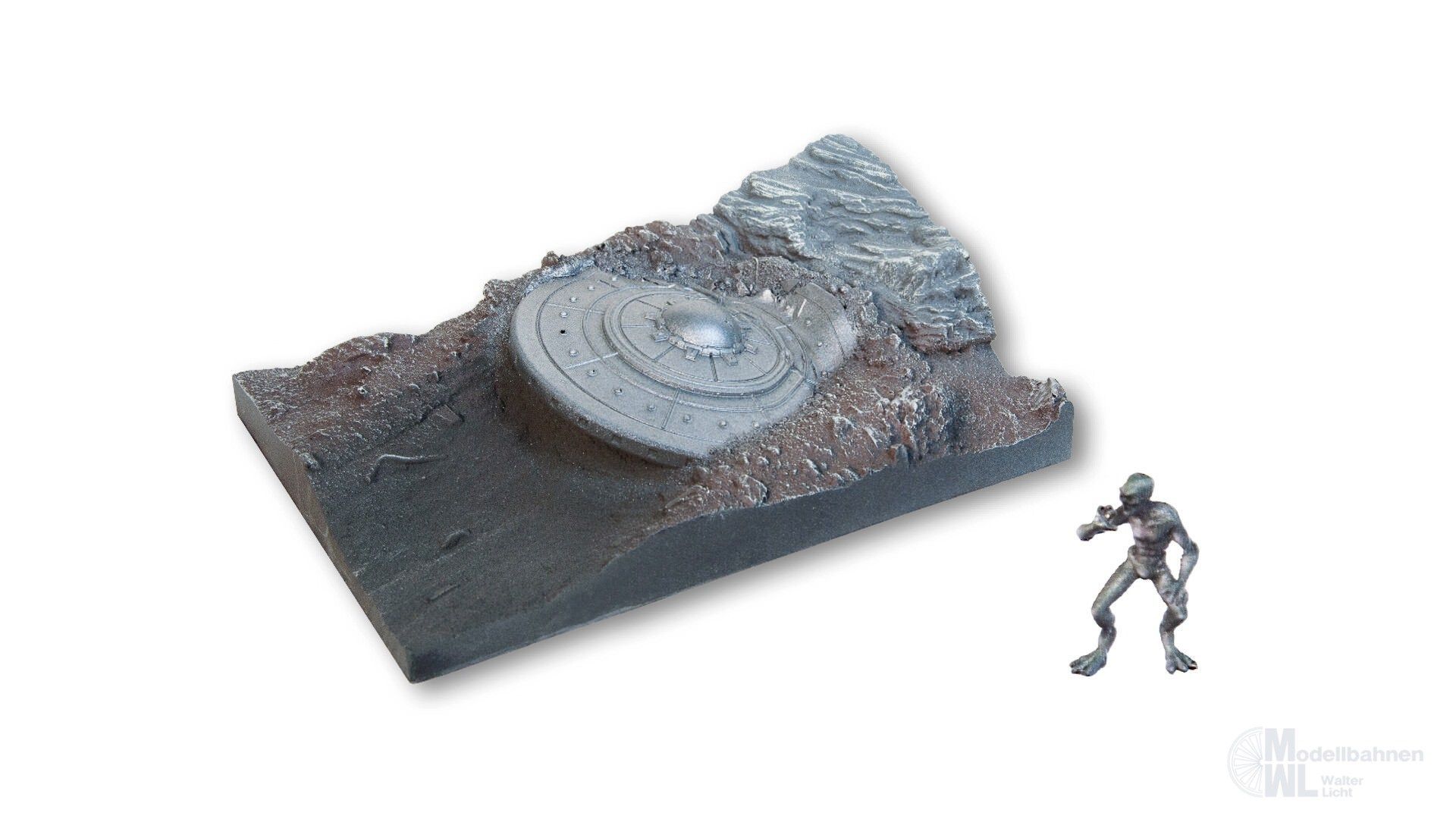 Noch 60765 - UFO-Absturz 22,5 x 15 cm, 6,5 cm hoch H0/TT/N