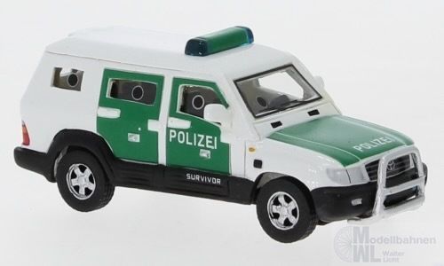 BoS-Models 87641 - Toyota Land Cruiser Survivor 2004 Polizei 1:87