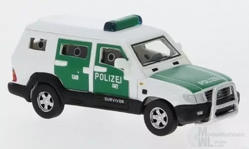 BoS-Models 87641 - Toyota Land Cruiser Survivor 2004 Polizei 1:87