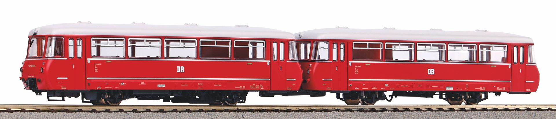 Piko 52890 - Dieseltriebwagen VT 2.09 DR Ep.III 2.tlg. H0/GL Piko 52890 - Dieseltriebwagen VT 2.09 DR Ep.III 2.tlg. H0/GL