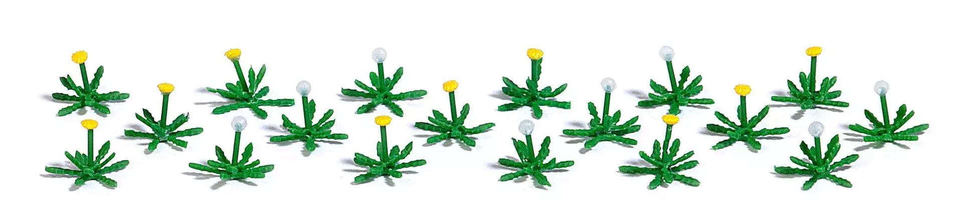 Busch 1246 - 18 Löwenzahnpflanzen H0 1:87