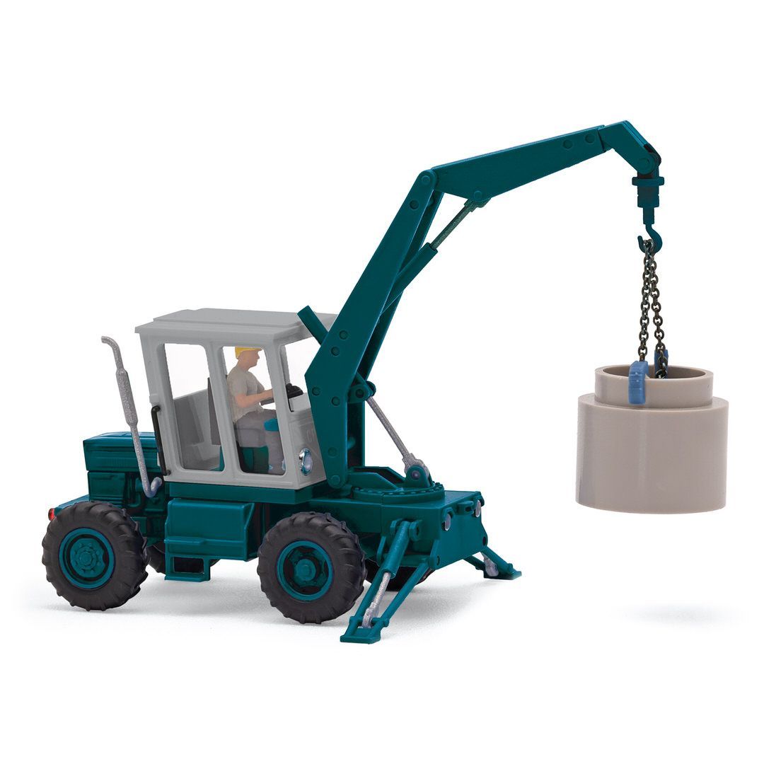 Busch 54405 - TIH 445 Schlepper m.Fahrer/Ro H0 1:87