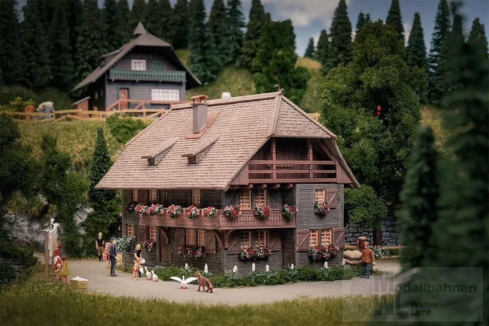 Faller 130012 - Jubiläumsmodell Uhrenmacherhaus mit Figur H0 1:87