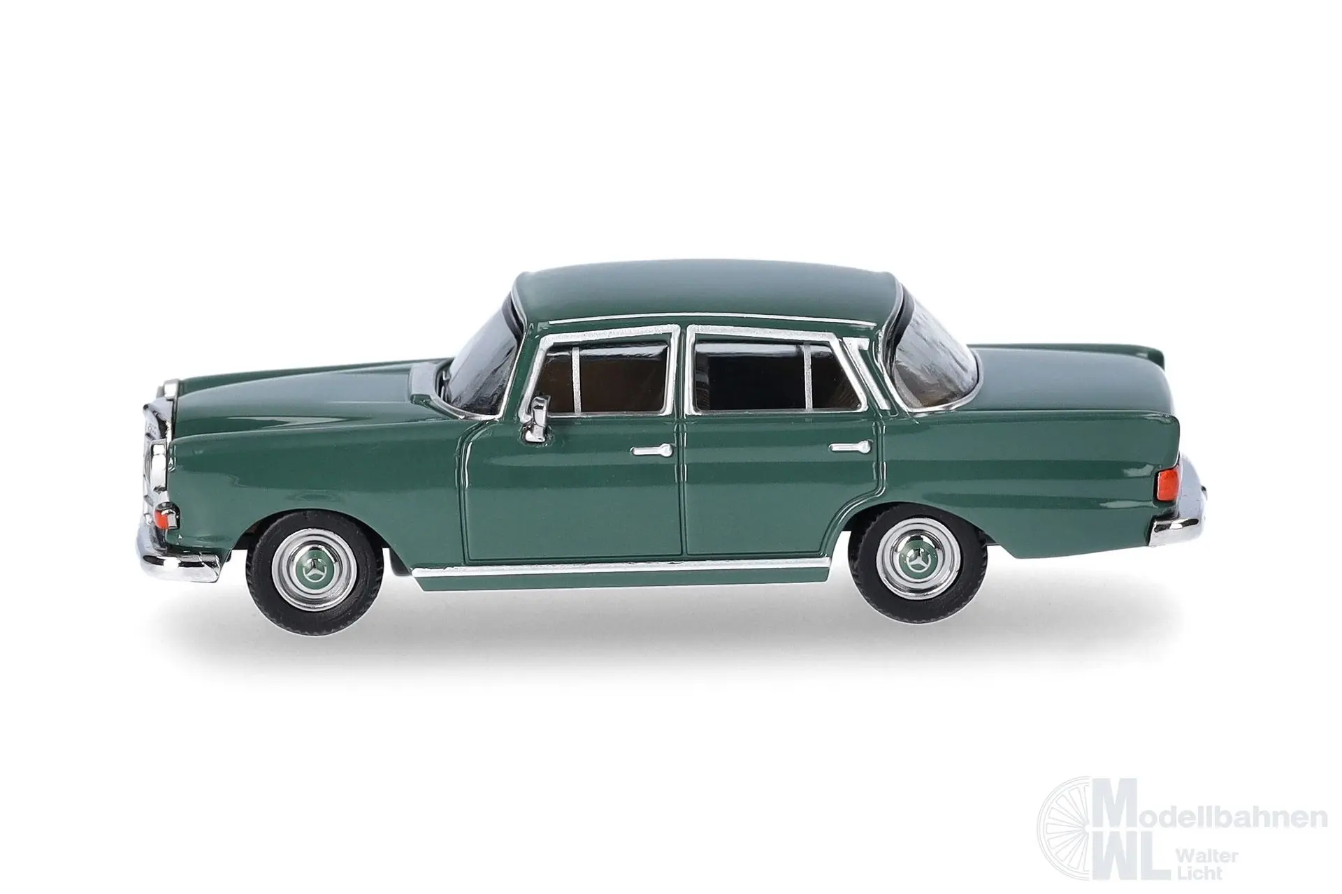 Herpa 420457-004 - Mercedes-Benz 200 Heckflosse moosgrün H0 1:87