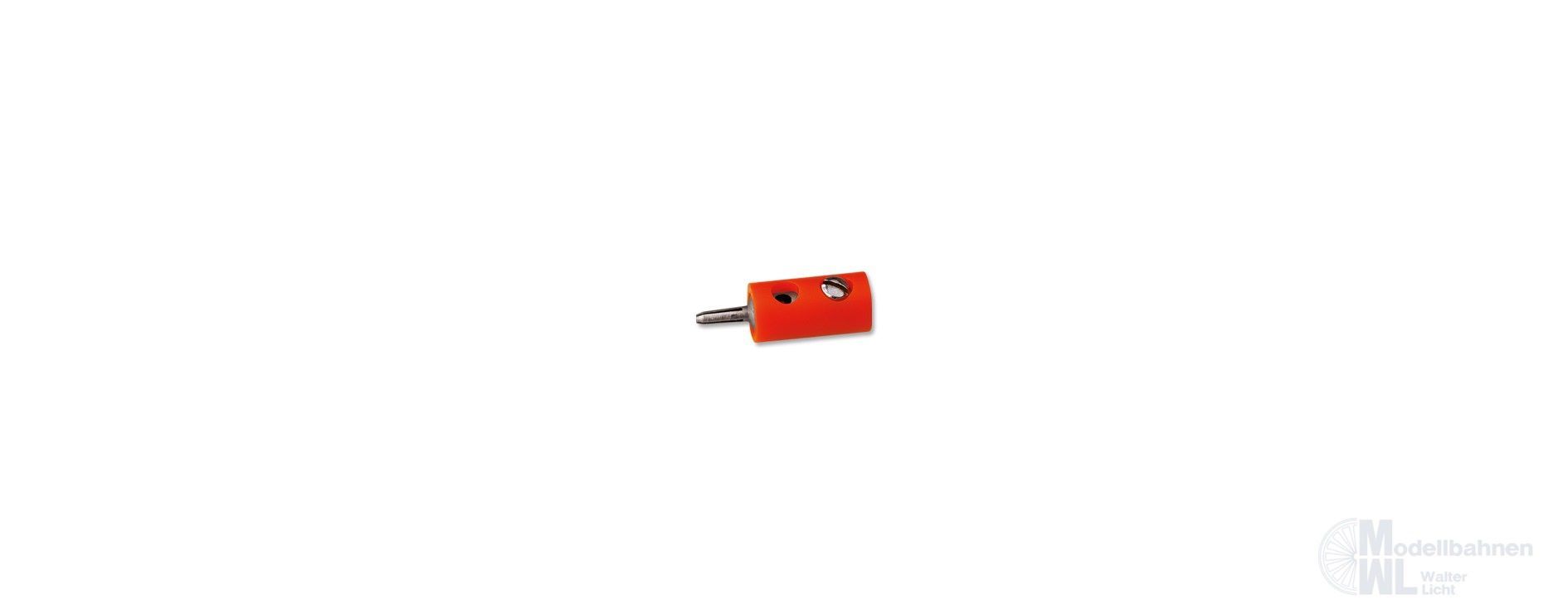Brawa 3756 - Querlochstecker 1,6mm orange 10 Stück