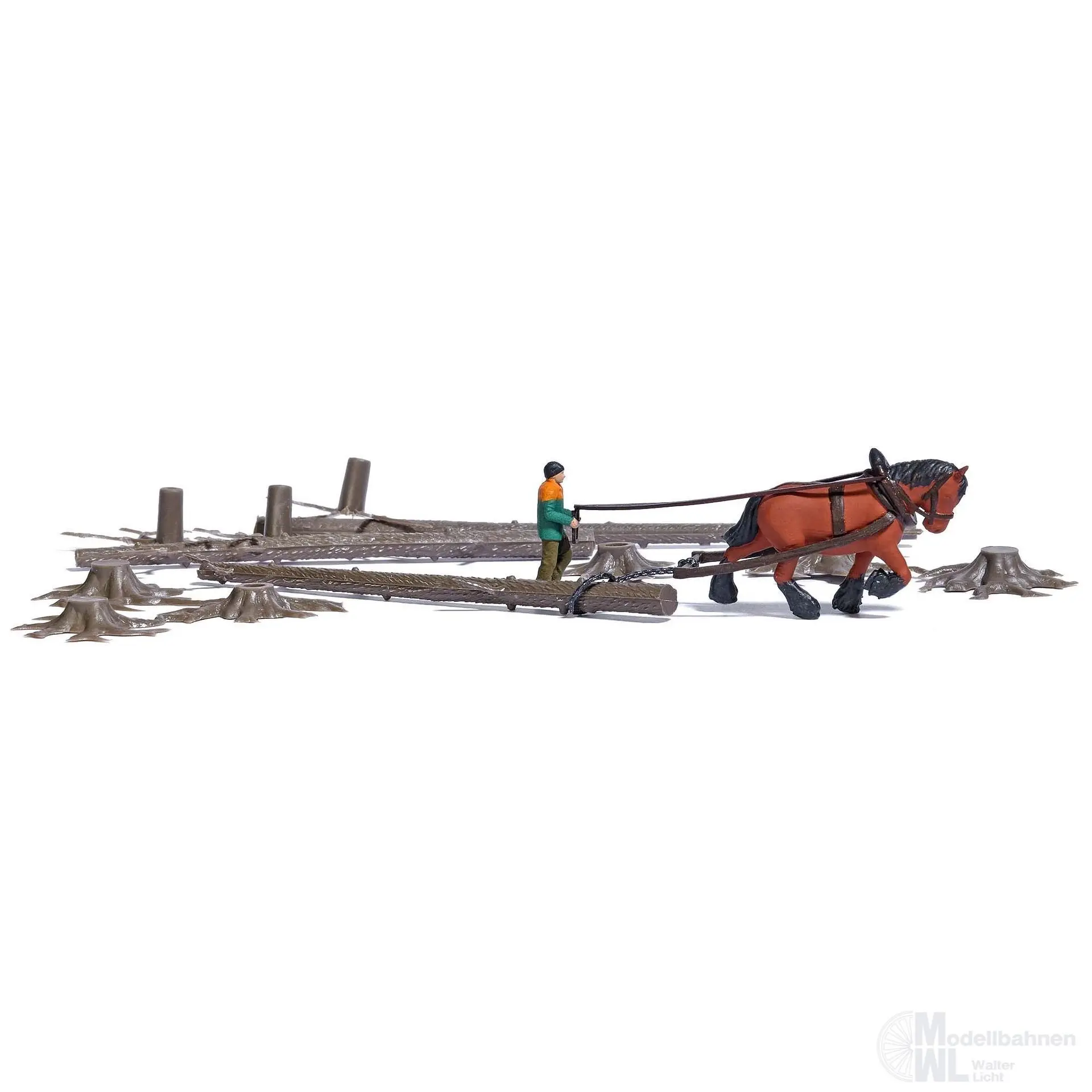 Busch 79883 - A-Set: Schauholzrücken H0 1:87