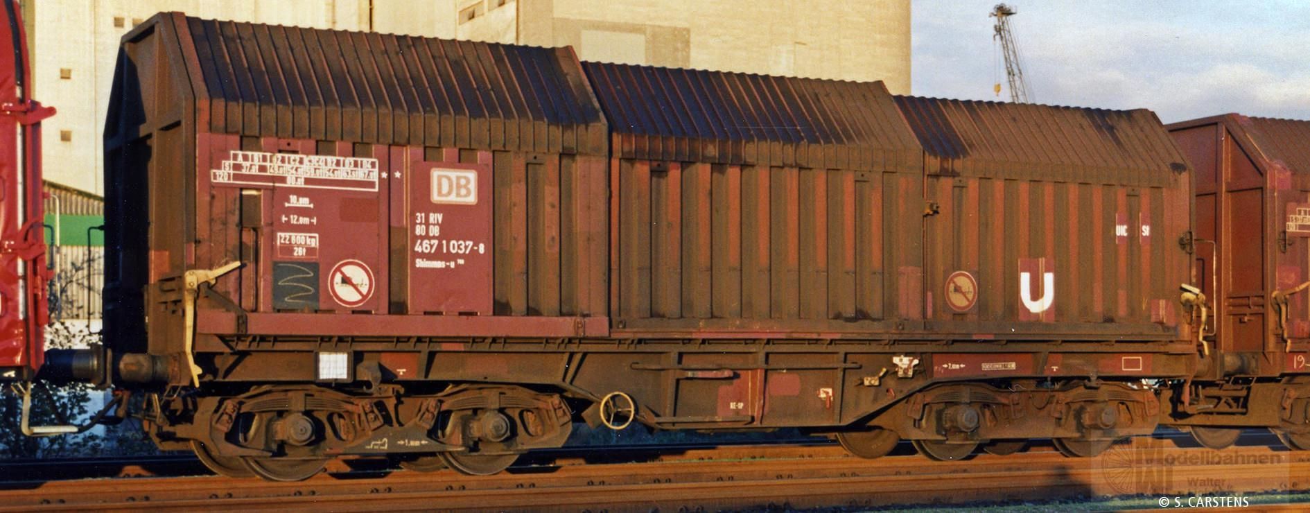 Brawa 51004 - Teleskophaubenwagen DB Ep.V Shimmns-u708 H0/GL Brawa 51004 - Teleskophaubenwagen DB Ep.V Shimmns-u708 H0/GL