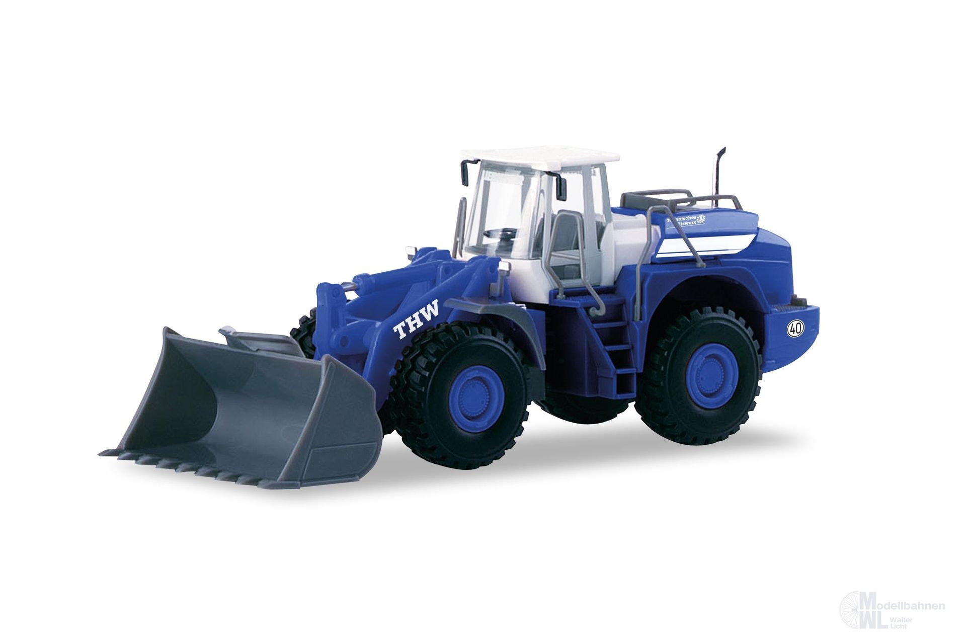 Herpa 319812 - Radlader L580 THW H0 1:87