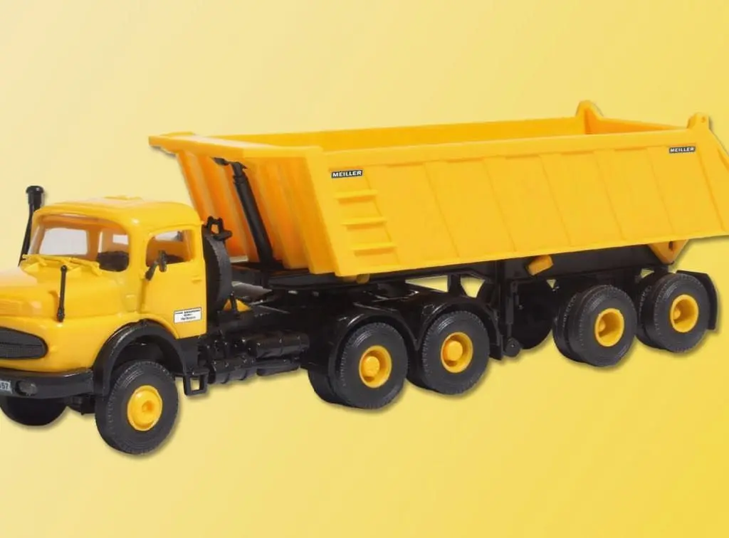 Kibri 14025 - Mercedes-Benz Rundhauber mit MEILLER Sattelkipper H0 1:87