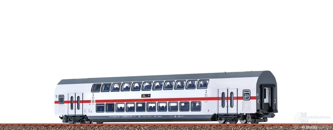 Brawa 64537 - TWINDEXX VARIO® IC2-Doppelstock-Mittelwagen DB AG 2.Kl. Konstanz N 1:160