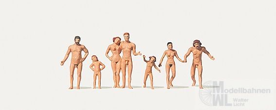 Merten Figuren 212533 - Familie am FKK-Strand H0 1:87