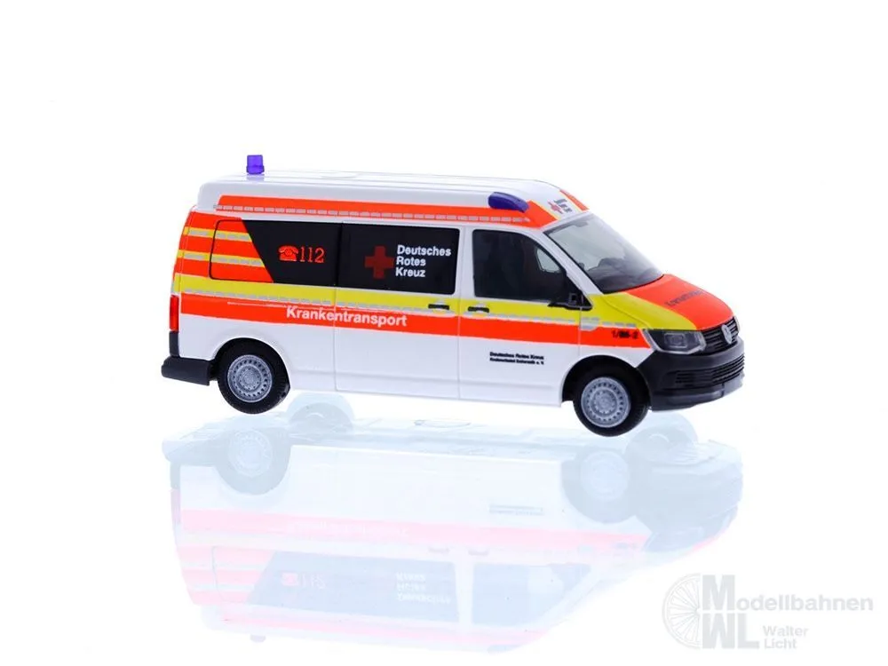 Rietze 53923 - Volkswagen T6 DRK KV Zollernalb, Balingen H0 1:87