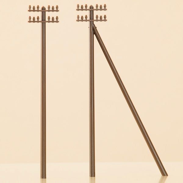Auhagen 41204 - 12 Telegrafenmasten H0 1:87