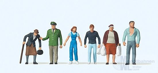 Preiser 10378 - Passanten, Polizist H0 1:87