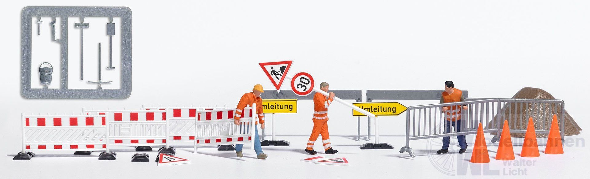 Busch 79900 - A-Set:Absperrungen aufstellen H0 1:87 Busch 79900 - A-Set:Absperrungen aufstellen H0 1:87