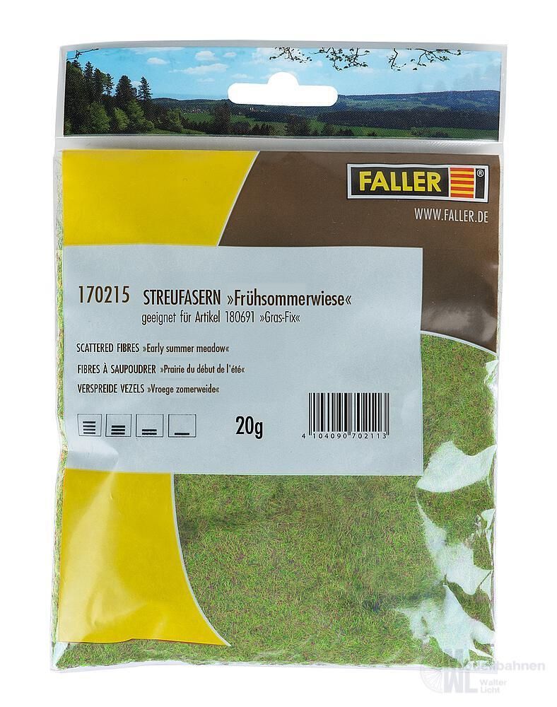Faller 170215 - Grasfasern Frühsommerwiese 4 mm, 20 g H0 1:87