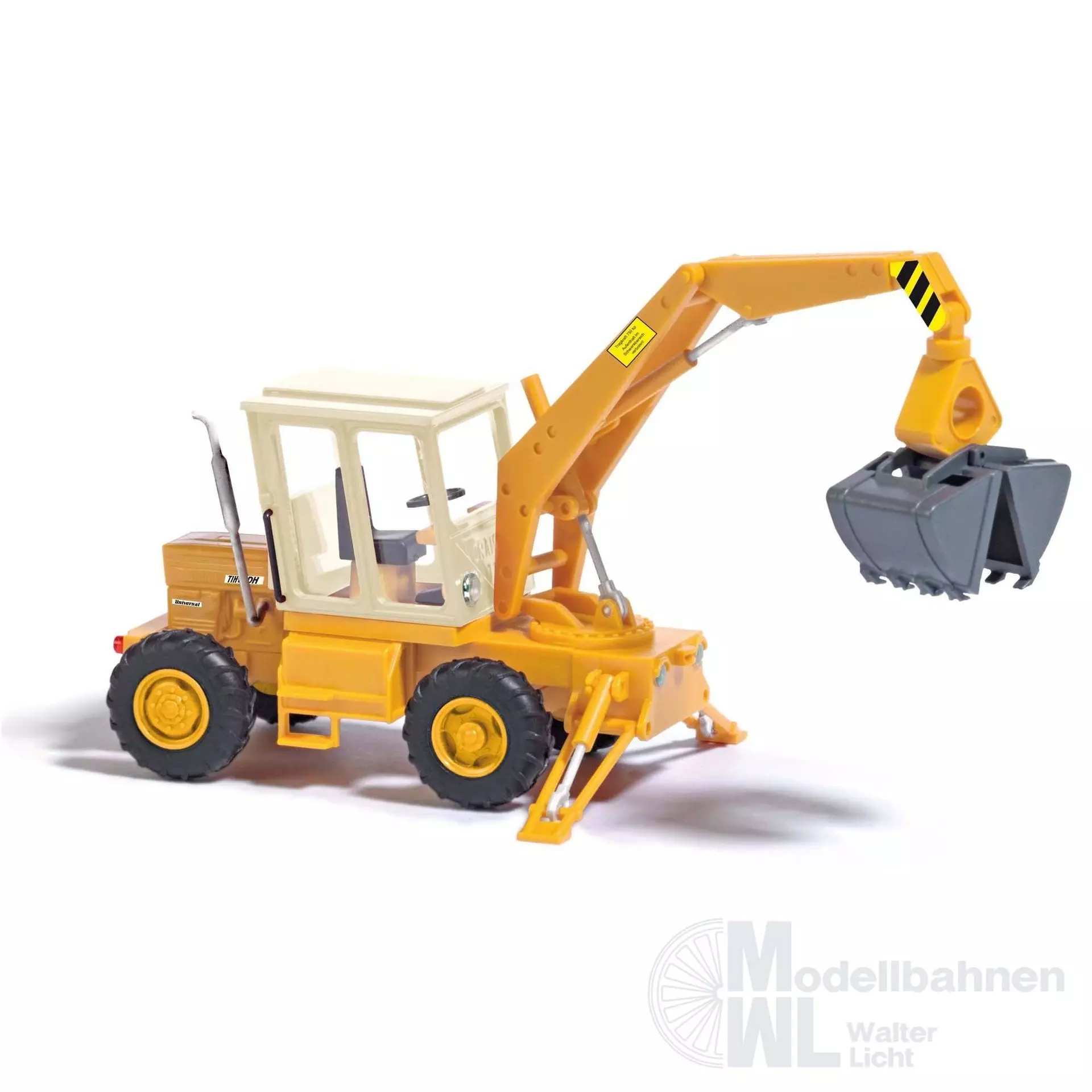 Busch 54402 - Schlepper TIH 445 Orange/Beige H0 1:87