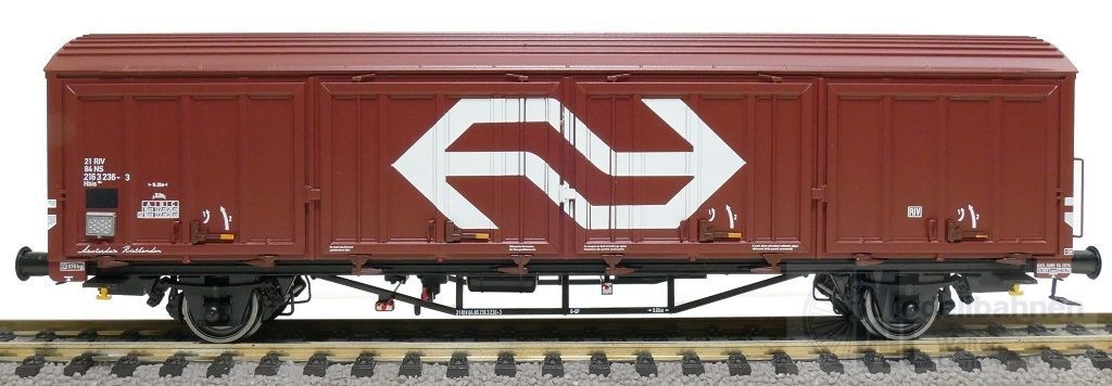 Exact Train 20821 - Güterwagen gedeckt NS Ep.IV H0/GL Exact Train 20821 - Güterwagen gedeckt NS Ep.IV H0/GL
