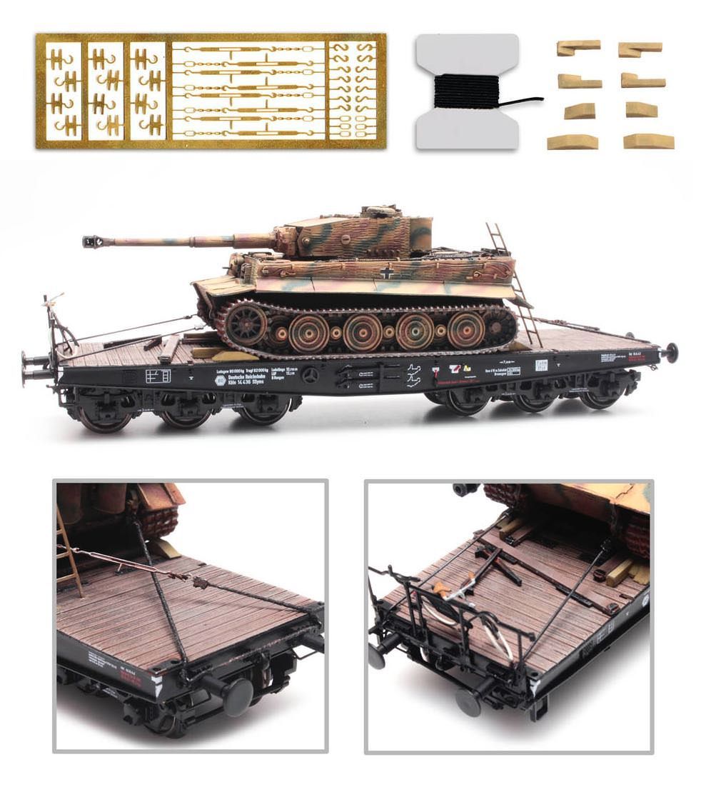 ARTITEC b.v. 387350 - Satz von elastischen Ketten, Haken und Keile H0 1:87