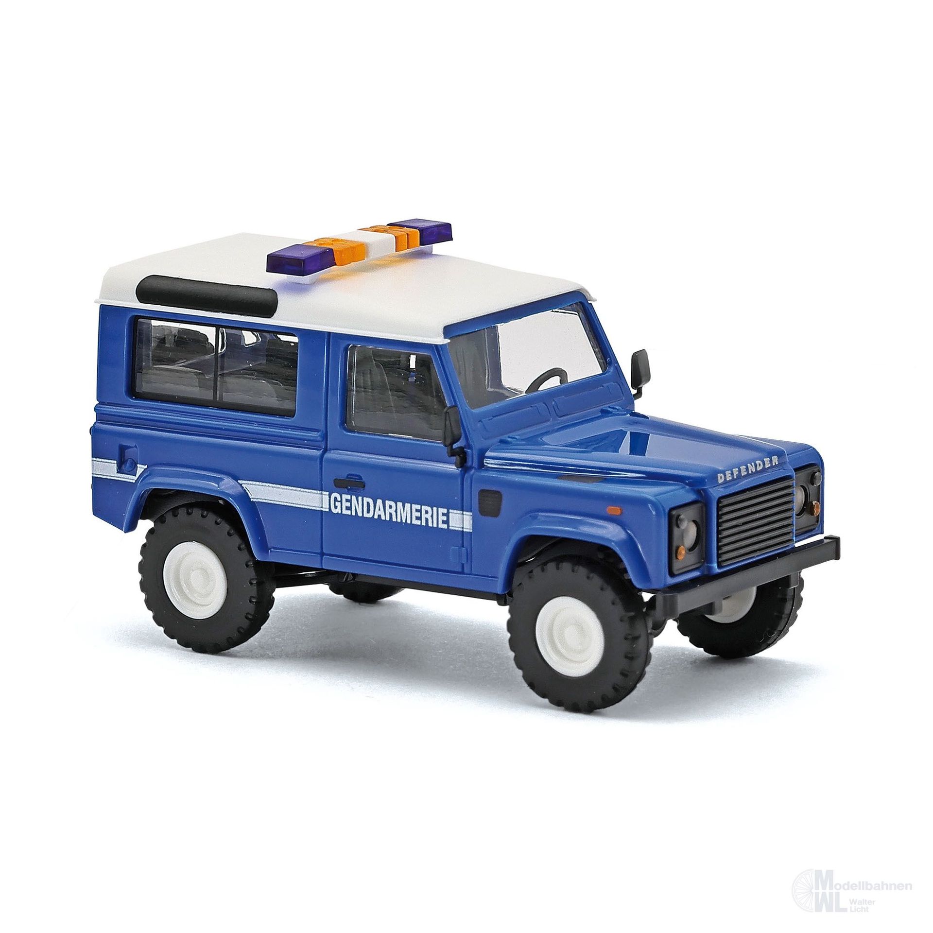 Busch 54317 - Land Rover Defender 90 Gendarmerie Baujahr 1983 H0 1:87