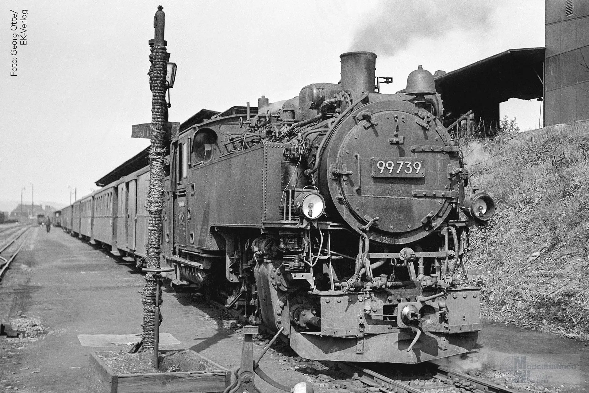 Bemo 1008809 - Damflok BR 99 757 DR Ep.III Einheitslok 99.73-76 Fertigmodell H0e